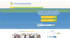 Desktop Screenshot of denvertherapistsnetwork.com