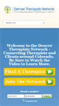 Mobile Screenshot of denvertherapistsnetwork.com